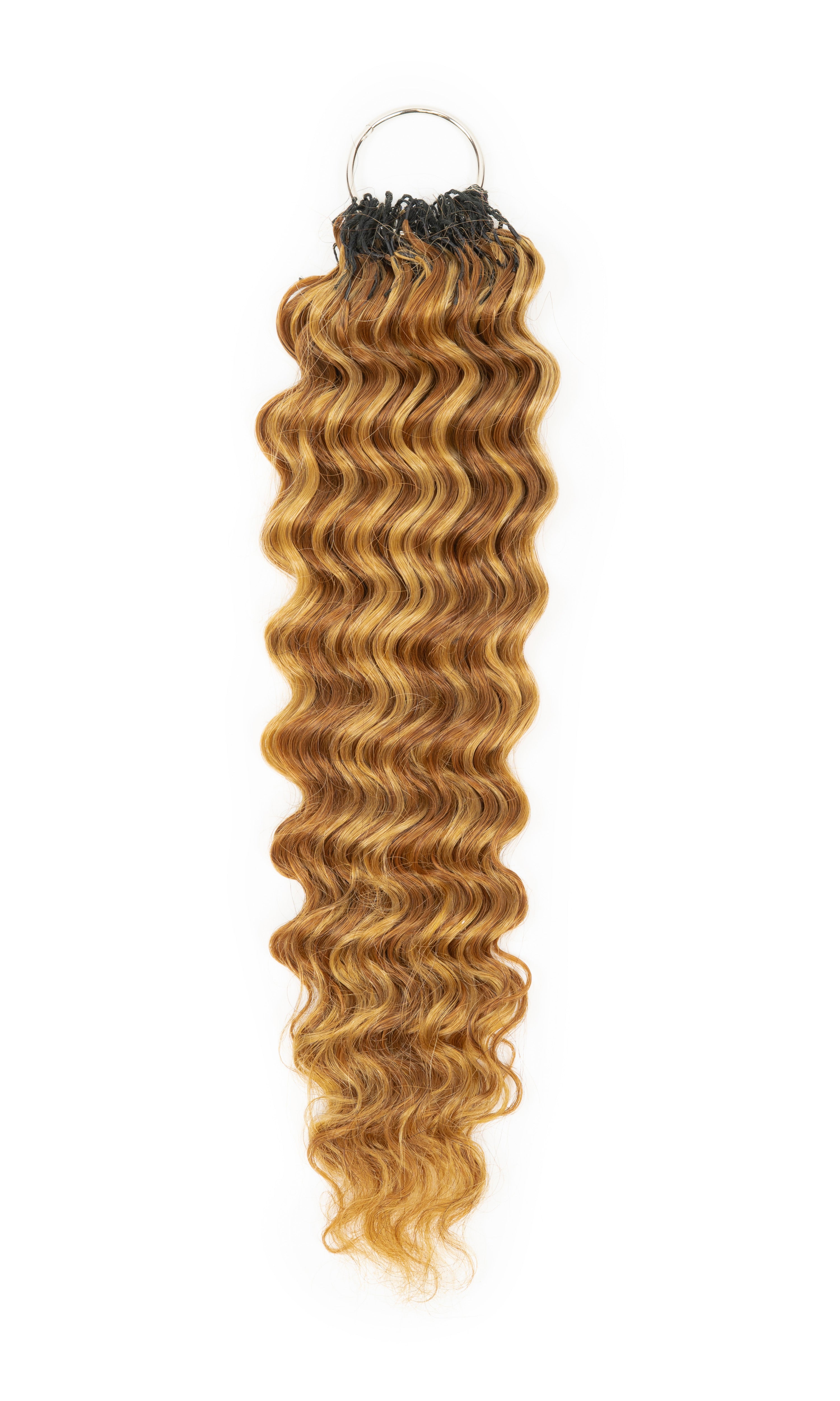 Chesed Hair Seamless Deep Wave Handmade Feather Crochet Braid Natural Black Human Hair Extensions