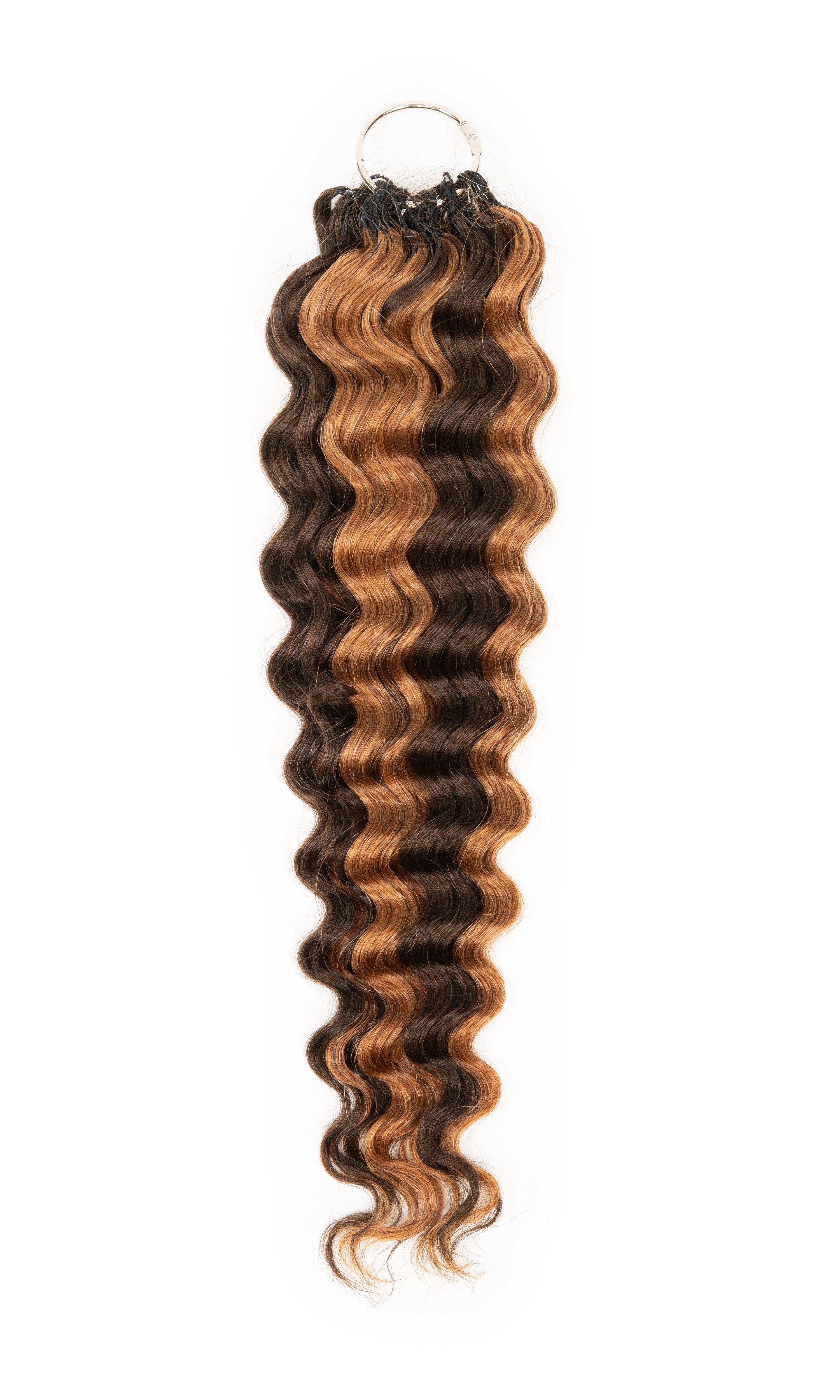 Chesed Hair Seamless Deep Wave Handmade Feather Crochet Braid Natural Black Human Hair Extensions