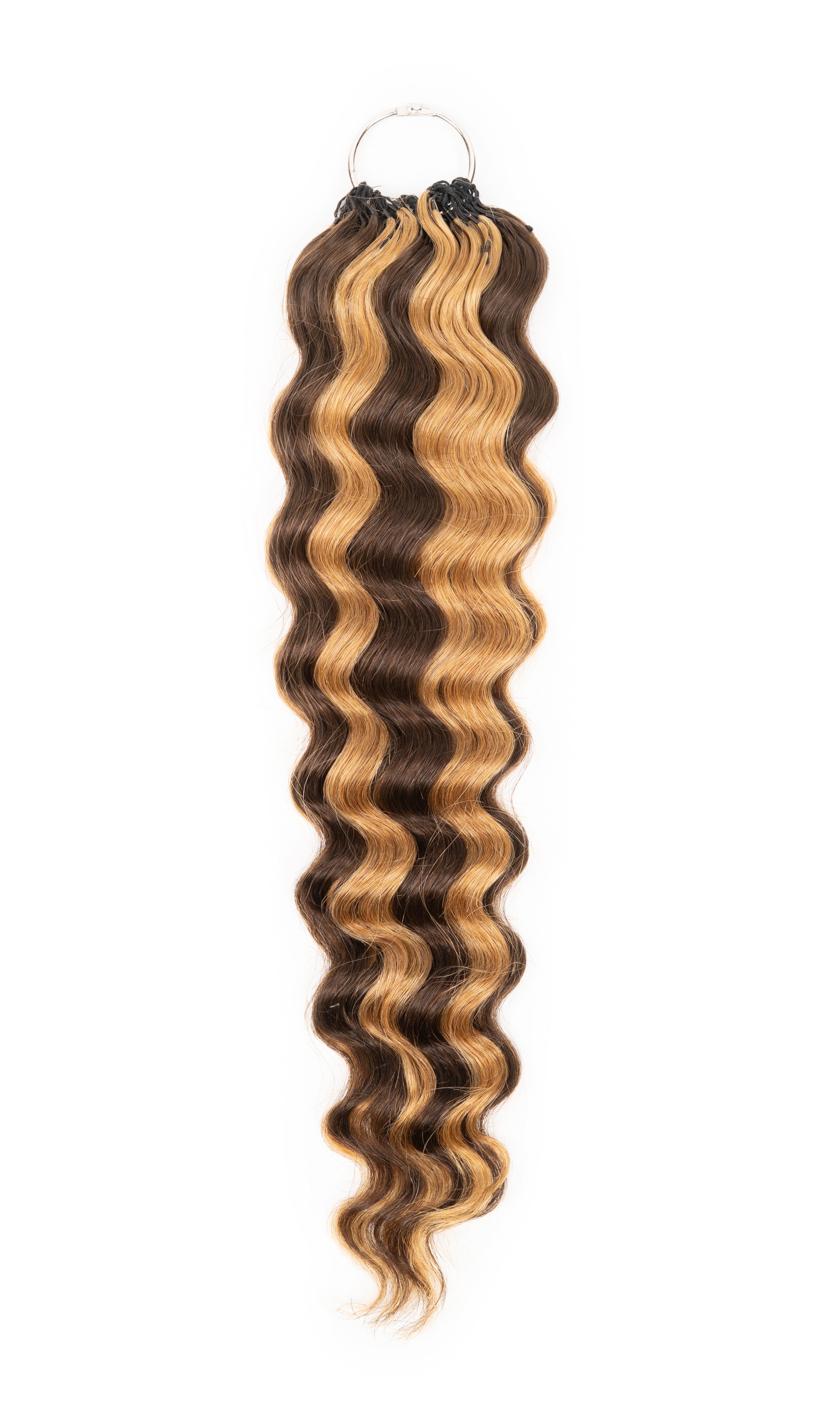 Chesed Hair Seamless Deep Wave Handmade Feather Crochet Braid Natural Black Human Hair Extensions