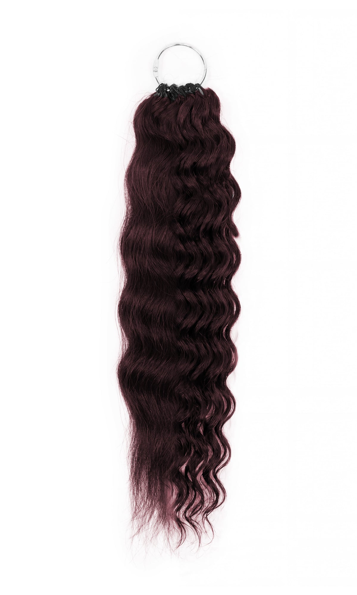 Chesed Hair Seamless Wet &amp; Wavy Handmade Feather Crochet Braid Natural Black Human Hair Extensions
