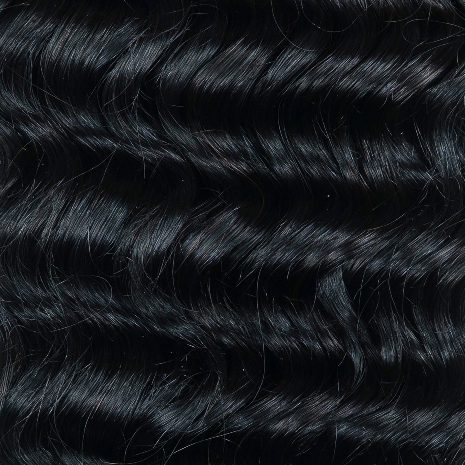 Chesed Hair Seamless Deep Wave Handmade Feather Crochet Braid Natural Black Human Hair Extensions